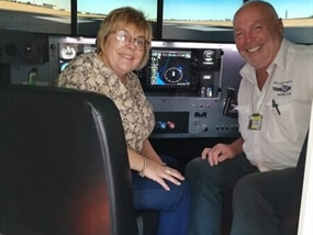 Customer Photo of 'Wings for Warriors' Full Motion Flight Simulator